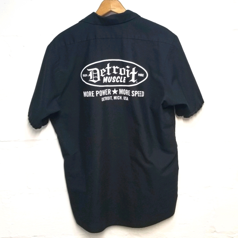 Detroit Muscle mens large black mechanics …